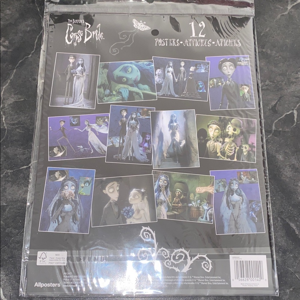 Tim Burton’s Corpse Bride 12 Pack Posters - Picture 2 of 2